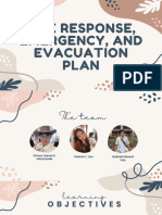 Fire Response, Emergency, & Evacuation Plan