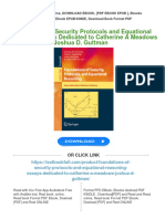 Foundations of Security Protocols and Equational Reasoning Essays Dedicated To Catherine A Meadows Joshua D. Guttman Download PDF