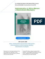 Child Justice Administration in Africa Mariam Adepeju Abdulraheem-Mustapha Download PDF