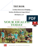 TEST BANKYour Health Today Choices in A ChangingSociety, 9th Edition by Teague MichaelAll Chapter 1 - 18