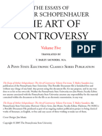 Schopenhauer Arthur - Essay 5 - The Art of Controversy - Libgen - Li