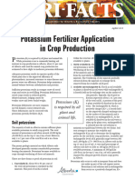 Potassium Fertilizer Application in Crop Production