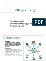 Lecture #6, BiomassBiogas Energy 2