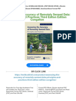 Assessing The Accuracy of Remotely Sensed Data: Principles and Practices Third Editon Edition Congalton Download PDF