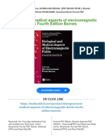 Biological and Medical Aspects of Electromagnetic Fields Fourth Edition Barnes Download PDF