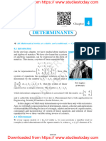 Determinants Ncert