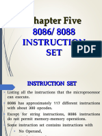 Chapter 5 - 8086 Instruction Sets