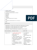 Item 257 Lésions Péri Articulaires Et Ligamentaires Du Genou, de La Cheville Et de L'épaule. Lésions Méniscales Du Genou.