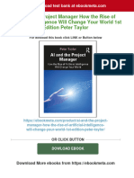 (FREE PDF Sample) AI and The Project Manager How The Rise of Artificial Intelligence Will Change Your World 1st Edition Peter Taylor Ebooks