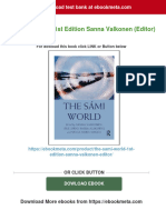 PDF The Sámi World 1st Edition Sanna Valkonen (Editor) Download