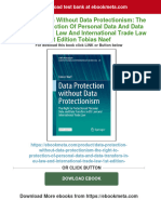 Get Data Protection Without Data Protectionism: The Right To Protection of Personal Data and Data Transfers in EU Law and International Trade Law 1st Edition Tobias Naef Free All Chapters