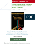 Get The American Psychiatric Association Publishing Textbook of Personality Disorders 3rd Edition Andrew E. Skodol Free All Chapters