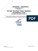 ISTQB CTFL v4.0 Sample-Exam-B-Questions v1.6