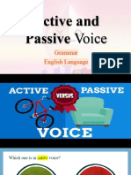 Active and Passive Voice