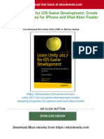 Learn Unity 2017 For iOS Game Development: Create Amazing 3D Games For Iphone and Ipad Allan Fowler 2024 Scribd Download