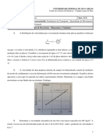 EP2 - FT - Segunda Lista de Exercícios