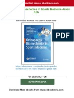 (FREE PDF Sample) Orthopaedic Biomechanics in Sports Medicine Jason Koh Ebooks