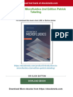 (PDF Download) Introduction To Microfluidics 2nd Edition Patrick Tabeling Fulll Chapter