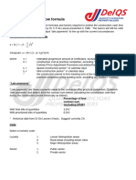 Construction Cash Flow Formula