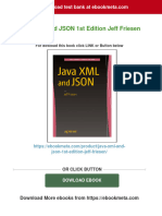 PDF Java XML and JSON 1st Edition Jeff Friesen Download