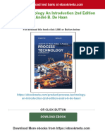 Get Process Technology An Introduction 2nd Edition André B. de Haan Free All Chapters