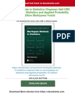 Martingale Methods in Statistics Chapman Hall CRC Monographs On Statistics and Applied Probability 1st Edition Nishiyama Yoichi