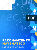 25 - 07 I Grupo Docente Perú I Razonamiento Matemático