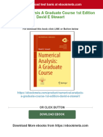 Get Numerical Analysis A Graduate Course 1st Edition David E Stewart Free All Chapters