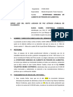 Demanda Aumento de Pension de Alimentos