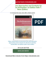 (FREE PDF Sample) The Anthropocene Approaches and Contexts For Literature and The Humanities 1st Edition Seth T. Reno (Editor) Ebooks