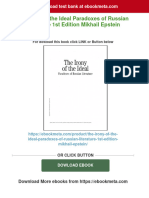 Instant Download The Irony of The Ideal Paradoxes of Russian Literature 1st Edition Mikhail Epstein PDF All Chapter