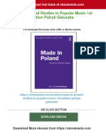 Get Made in Poland Studies in Popular Music 1st Edition Patryk Galuszka Free All Chapters