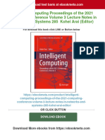 Intelligent Computing Proceedings of The 2021 Computing Conference Volume 3 Lecture Notes in Networks and Systems 285 Kohei Arai (Editor)