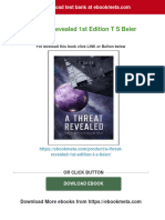 (PDF Download) A Threat Revealed 1st Edition T S Beier Fulll Chapter