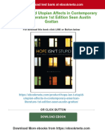 Hope Isn T Stupid Utopian Affects in Contemporary American Literature 1st Edition Sean Austin Grattan All Chapter Instant Download