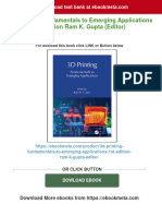 (PDF Download) 3D Printing: Fundamentals To Emerging Applications 1st Edition Ram K. Gupta (Editor) Fulll Chapter