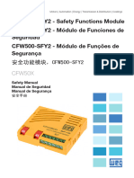 WEG CFW500 SFY2 Safety Functions Module Safety Manual 10006503387 en Es PT