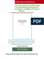 Introduction To Conformal Prediction With Python: A Short Guide For Quantifying Uncertainty of Machine Learning Models 1st Edition Christoph Molnar