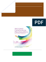 Second Language Pragmatics From Theory To Research 1st Jonathan Culpeper Jonathan Culpeper Alison Mackey &amp Naoko Taguchi 2024 Ebook Download PDF