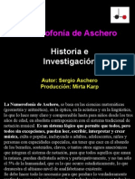 Historia e Investigación Numerofonía