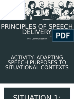 Principles of Speech Delivery