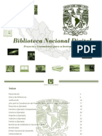 Proyecto para La Creacion de La Biblioteca Nacional Digital