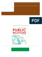 Public Relations Jane Johnston &amp Mark Sheehan 2024 Scribd Download