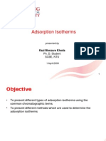 Adsorption Isotherms: Kazi Monzure Khoda