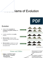 Mechanisms of Evolution ESCC