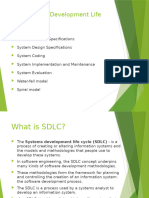  System Development Life Cycle