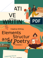 Structure & Elements of Poetry