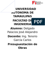 Introducción A La Presupuestación de Obras