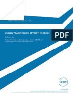 Indian Trade Policy After The Crisis: Ecipe Occasional Paper - No. 4/2011