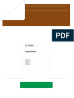 Full Download Property Law LA2003 - Module Guide (University of London) 2022nd Edition Rod Edmunds & Alastair Hudson & Paul Kohler & Lucinda Pattison & Anne Street & Claire de Than PDF